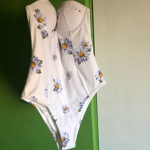 daisy halter body suit